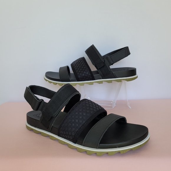 SOREL Roaming Decon Slingback Sandals- Women's Size 10 - Black/Olive color⭐ - Picture 7 of 16